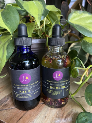 Supreme Bundle! 4oz Bathe and Rise Indian Hair Oil: Set of 2